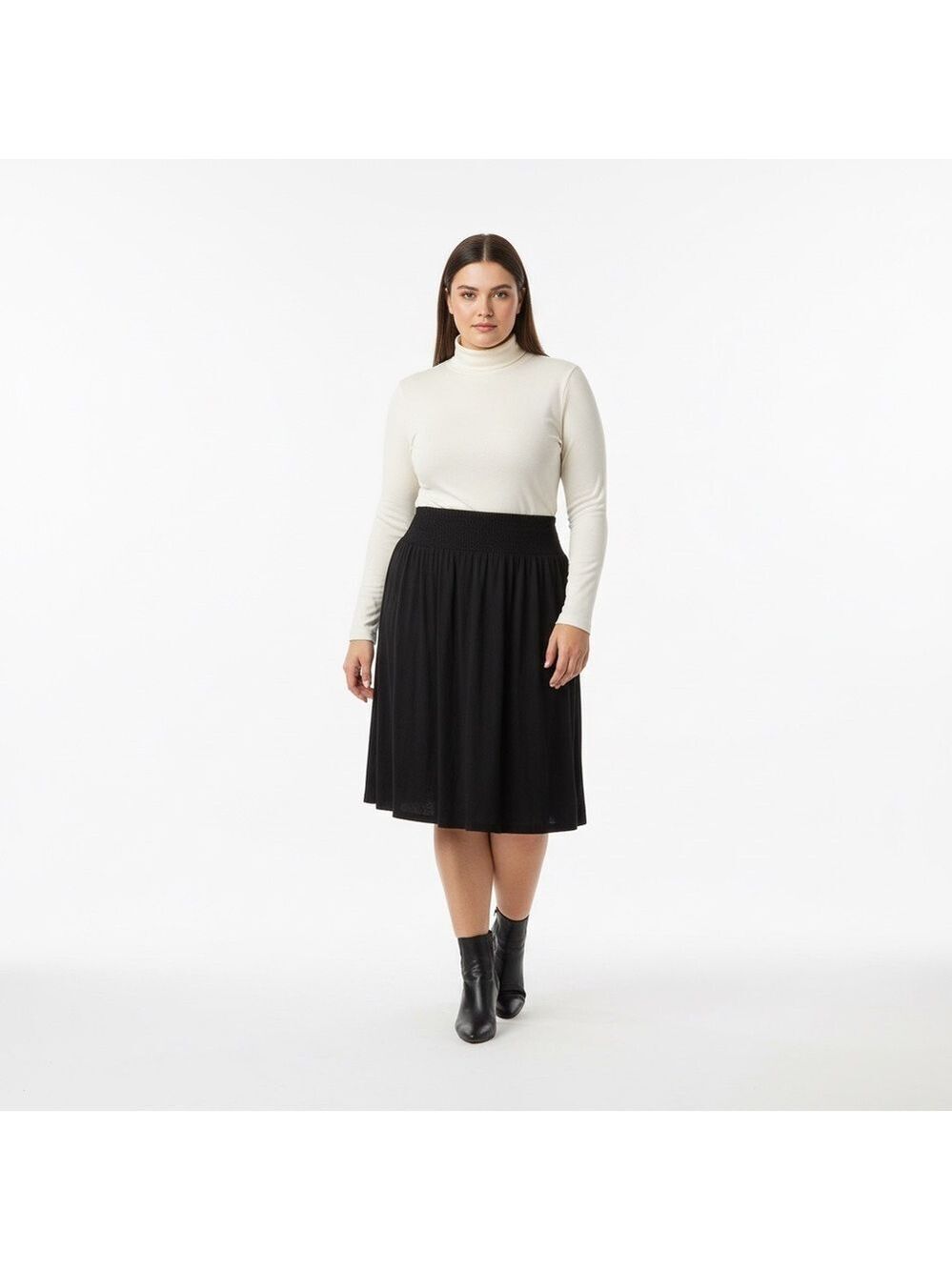 Torrid Black Super Soft Knits Midi Skirt Size 6